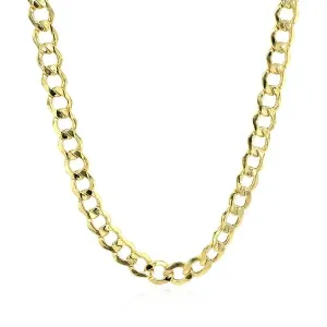 Unbranded 65568-18 5.3mm 14k Yellow Gold Curb Chain Size: 18''