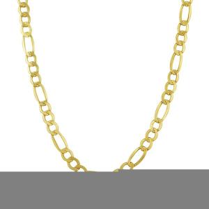 Unbranded 94694-18 6.5mm 14k Yellow Gold Lite Figaro Chain Size: 18''