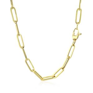 Unbranded 98384-24 14k Yellow Gold Bold Paperclip Chain (4.2 Mm) Size: