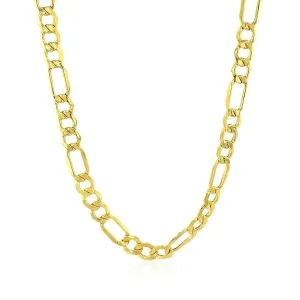 Unbranded 96437-20 5.4mm 10k Yellow Gold Lite Figaro Chain Size: 20''