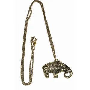 Wild 284 Festival Elephant Pendant Necklace