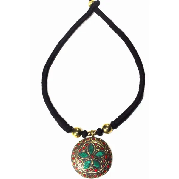 Wild MOS-11 Mosaic Medallion Necklace