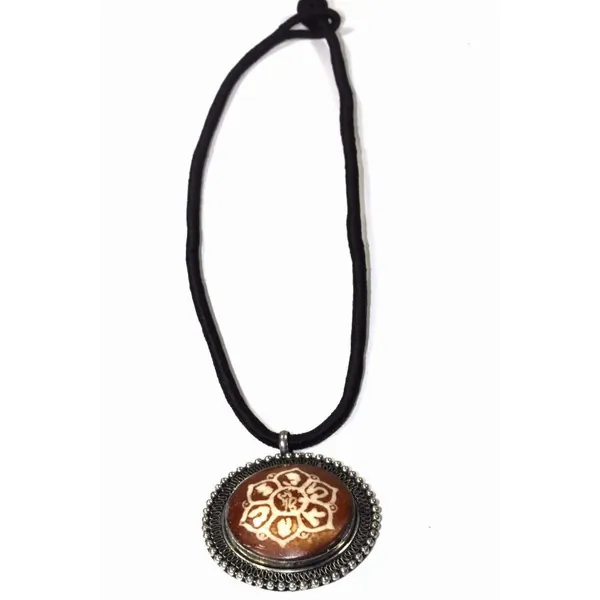 Wild 97 Auspicious Mandala Flower Spiritual Necklace