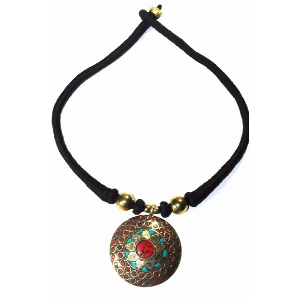 Wild MOS-14 Mosaic Medallion Necklace