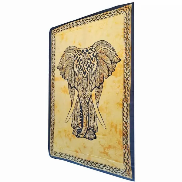 Wild TAPS1086 Indian Bohemian Elephant Tapestry Psychedelic Wall Hangi