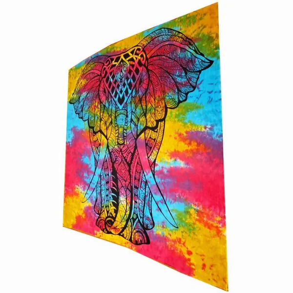 Wild TAPD284 Indian Bohemian Elephant Tapestry Full Size Psychedelic W