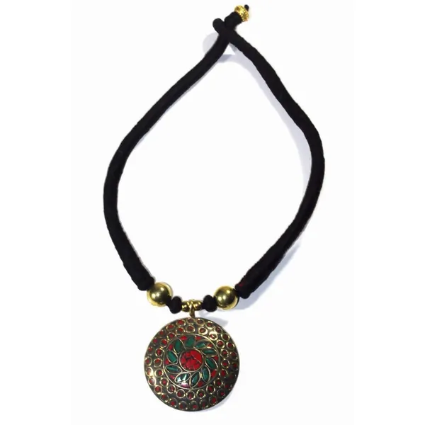 Wild MOS-2 Mosaic Medallion Necklace