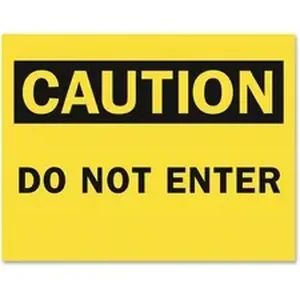 Tarifold Inc Tarifold Safety Sign Inserts - Caution Do Not