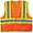Tenacious Holdings Inc GloWear Class 2 Two-tone Orange Vest