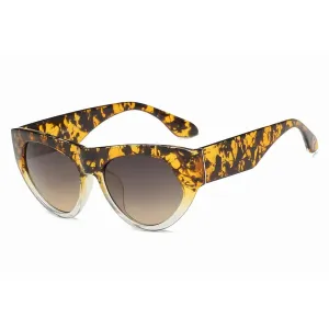 Iris S1059-C4 Women Round Cat Eye Sunglasses