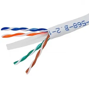 4xem 4XCAT6STRANDW 1000ft Cat6 Bulk Cable White