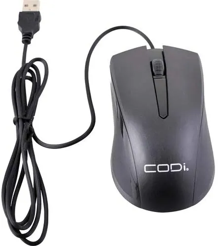 Codi A05017 High Precision Wired Usb Optical Mouse With Mac Compatibil