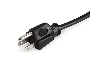 7677 | Monoprice 10FT Right Angle Power Cord - Convenient