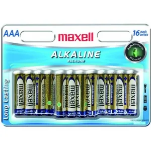 Maxell 723472 Aaa Alkaline Battery 16 Pack