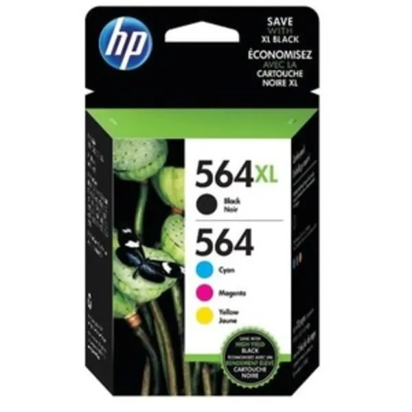 Original Hp N9H60FN Hp  564xl-black, 564-cyan, Magenta, Yellow Ink Car