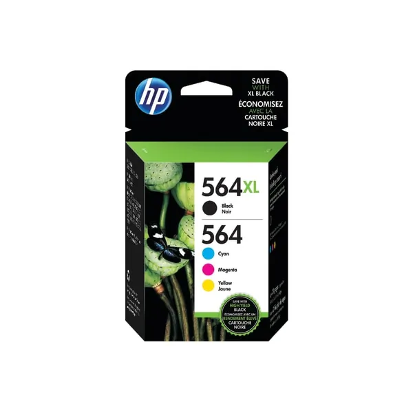 Original Hp N9H60FN Hp  564xl-black, 564-cyan, Magenta, Yellow Ink Car