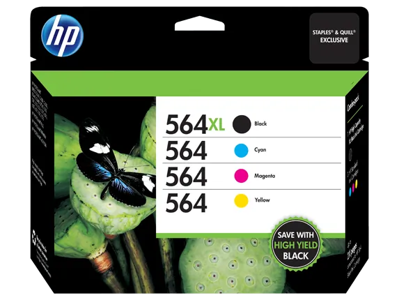 Original Hp N9H60FN Hp  564xl-black, 564-cyan, Magenta, Yellow Ink Car