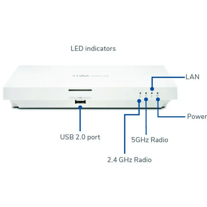 Sonicwall 02-SSC-2521 Sw 231c Wrls Ap 8 Adv 3y No