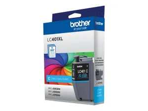 Original Brother LC401XLCS High Yield Inkjet Ink Cartridge - Single Pa