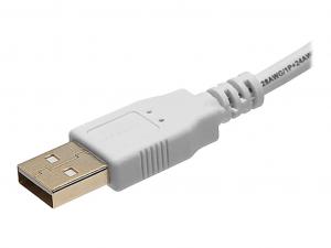 Monoprice 8614 Usb 2.0 A M To B M Cable 1.5ft - White