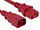 C13C14-RD-6F-ENC | Enet 6ft Red C13 to C14 Power Extension