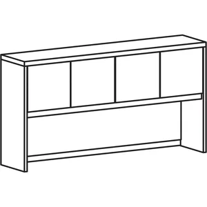 LLR PH7239GE | Lorell Prominence 2.0 Gray Elm Laminate Desk