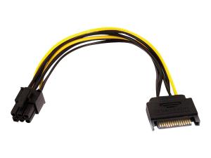 Monoprice 8494 Sata 15pin To 6pin Pci Express Card 8in