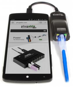 Plugable USB2-OTGE100 Plugable Usb 2.0 Otg Micro-b To Ethernet