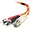 11061 | C2g 8m LC to ST OM2 Multimode Fiber Optic Cable