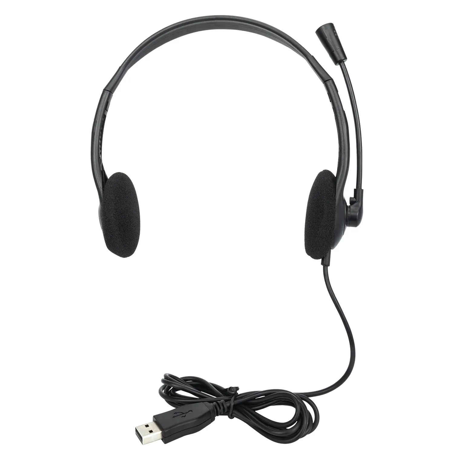 Manhattan 179898 Lightweight On-ear Design, Wired, Usb-a Plug, Adjusta