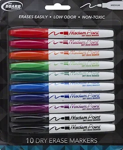 DDC99 | Mega Brands Board Dudes Dry Erase Markers - 10