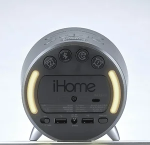 Ihome Bluetooth Alarm Clock with Dual USB Charging - Gray