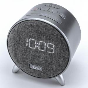 Ihome IBT235G Powerclockbtdualusbchg Gry