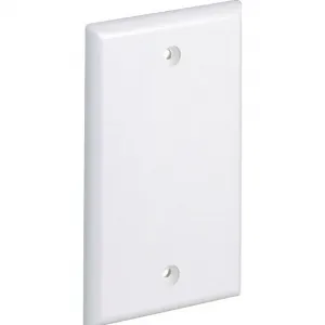 Panduit CPNWH White Blank Faceplate Cover For 1-gang Box