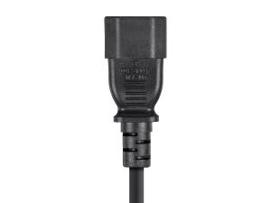 Monoprice 1302 Power Adapter Cord Cable - Black 1ft