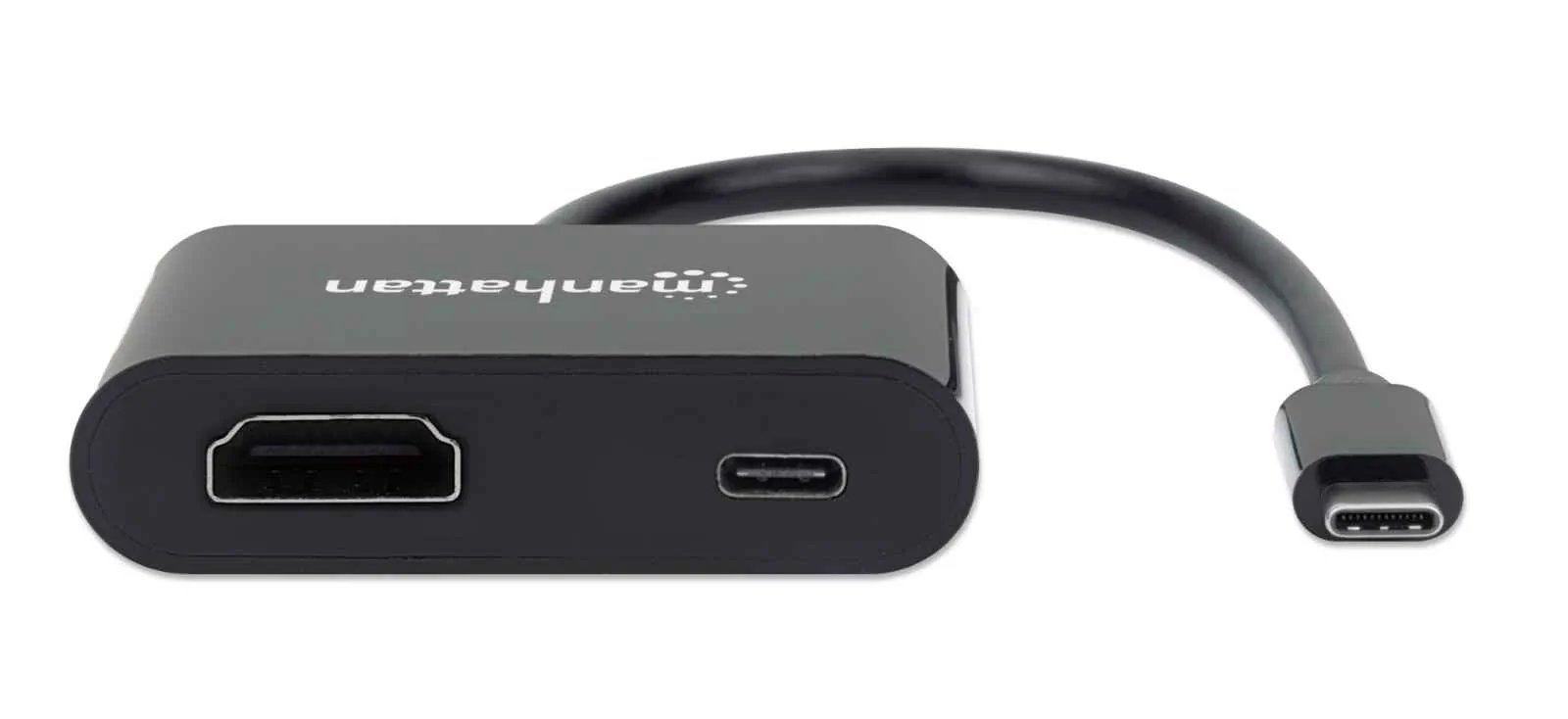 Manhattan 153416 Usb-c To Hdmi Converter With Pd Port