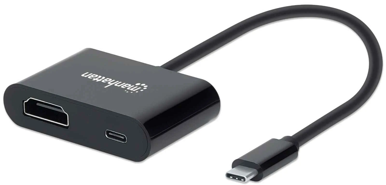 Manhattan 153416 Usb-c To Hdmi Converter With Pd Port