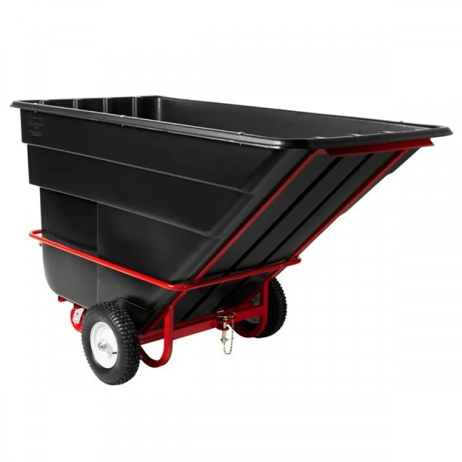 Rubbermaid FG102641BLA Truck,1.5cu,towable,tt,bk