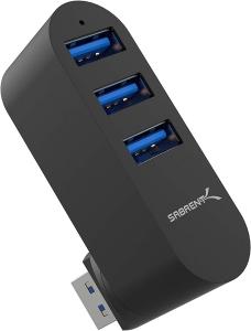 Sabrent HB-R3MB Premium 3port Aluminum Mini Usb