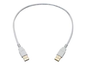 Monoprice 8609 Usb 2.0 A M To A M Cable 1.5ft - White