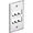 CFP6SY | Panduit MINI-COM 1-Gang Stainless Steel Faceplate