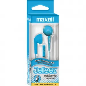 Maxell 191568 Jelleez Soft Earbud Wmic Blue