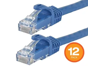 Monoprice 41817 Flexboot Cat6 Ethernet Patch Cable - Snagless Rj45_ 55