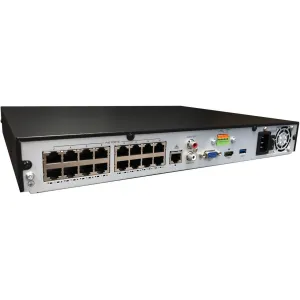 Adesso CYBERVIEWN16-TAA 16ch Nvr H.265 4k No Hdd  Poe, 2 Sata Interfac