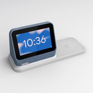 Lenovo ZA970028US Smart Clock 2 With Wireless Charging Dock - Abyss Bl