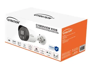 Adesso CYBERVIEW810B 8mp Cmos Adv-ai Bullet Cam Ip6712v  Poe Fixed Len