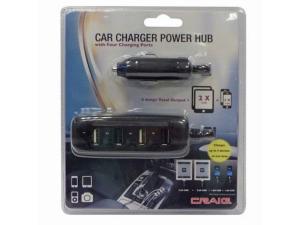 Bulk EN842 Craig 4 Port Usb Device Charging Car Power Hub