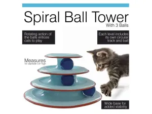 Bulk KL912 Fun Spiral Ball Cat Tower Toy