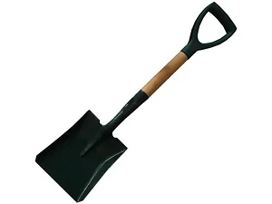 Bulk Buys Durable Wood Garden Shovel with Metal Handle