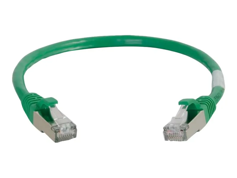 C2g 841 35ft Cat6 Snagless Shielded (stp) Network Patch Cable - Green 